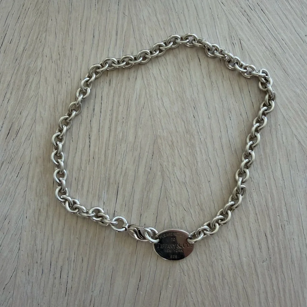 Tiffany & Co. Sterling Silver Chain Necklace - Picture 2 of 5